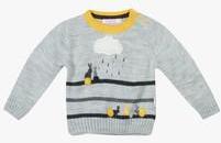 Wingsfield Grey Melange Sweater boys