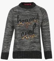 Wingsfield Grey Melange Sweater girls