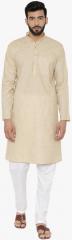 Wintage Beige Kurta Pyjama men