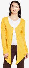 Wisstler Mustard Solid Shrug women