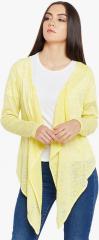 Wisstler Yellow Printed Shrug women