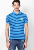 Wrangler Aqua Blue Polo T Shirt Men