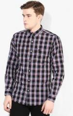 Wrangler Black Checks Regular Fit Casual Shirt men