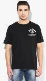 Wrangler Black Graphic Round Neck T Shirt men