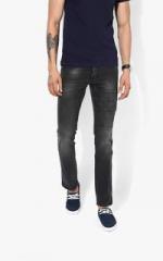 Wrangler Black Low Rise Slim Fit Jeans men