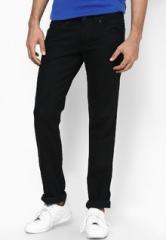 Wrangler Black Regular Fit Jeans men