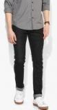 Wrangler Black Skinny Fit Low Rise Clean Look Jeans Men