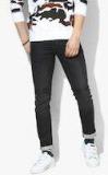 Wrangler Black Vegas Skinny Fit Low Rise Clean Look Jeans Men