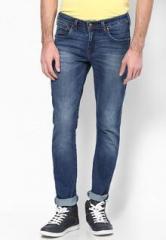 Wrangler Blue Skinny Fit Jeans men