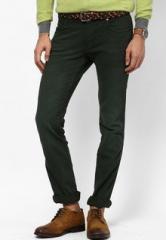 Wrangler Bottle Green Slim Fit Jeans men