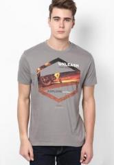 Wrangler Grey Crew Neck T Shirt men