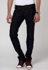 Wrangler Navy Blue Slim Fit Jeans men