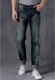 Wrogn Blue Washed Low Rise Slim Fit Jeans Men