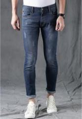 Wrogn Blue Washed Skinny Fit Jeans men