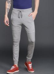 Wrogn Grey Solid Joggers men