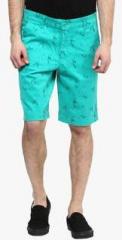 Wym Green Printed Shorts men