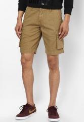 Wym Solid Khaki Shorts men