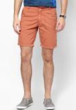 WYM Solid Peach Shorts Men