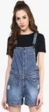 Xpose Blue Washed Dungaree Women