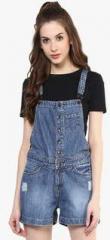 Xpose Blue Washed Dungaree women