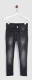 Yellow Kite Black Regular Fit Mid Rise Clean Look Stretchable Jeans Boys