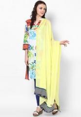 Yellow Solid Dupatta