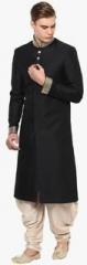 Yepme Black Striped Sherwani men