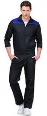 Yepme Solid Black Tracksuit men