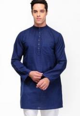 Yepme Solid Navy Blue Kurta men