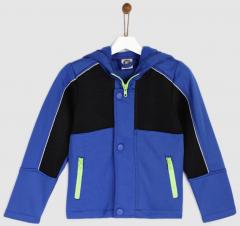 Yk Blue Colourblocked Jacket boys