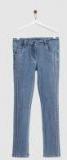 Yk Blue Regular Fit Mid Rise Clean Look Stretchable Jeans Girls