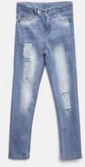 Yk Blue Regular Fit Mid Rise Jeans boys