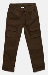 Yk Brown Regular Fit Trouser boys