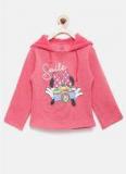 Yk Disney Pink Printed Hoodie girls