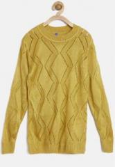 Yk Mustard Yellow Sweater girls