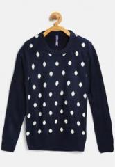 Yk Navy Blue Sweater girls