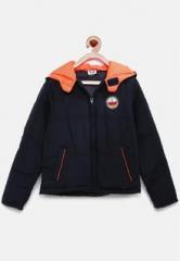 Yk Navy Blue Winter Jacket boys