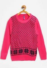 Yk Pink Sweater girls