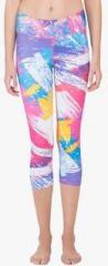 Zelocity Multicoloured Printed Capri women