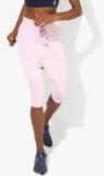 Zelocity Pink Solid Capri women