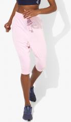 Zelocity Pink Solid Capri women