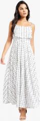 Zink London Off White Printed Shift Dress women