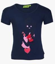 Zucchini Navy Blue Casual Top girls