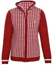 Yellow Apple Maroon Cardigan Boys