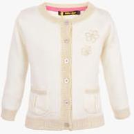 Yellow Apple Off White Cardigan girls