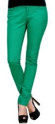 Yepme Green Solid Trousers Women