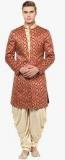 Yepme Red Printed Sherwani Men