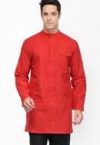 Yepme Solid Red Kurta Men