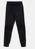 Yk Black Straight Fit Active Joggers Boys