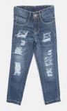 Yk Blue Mid Rise Fit Jeans boys